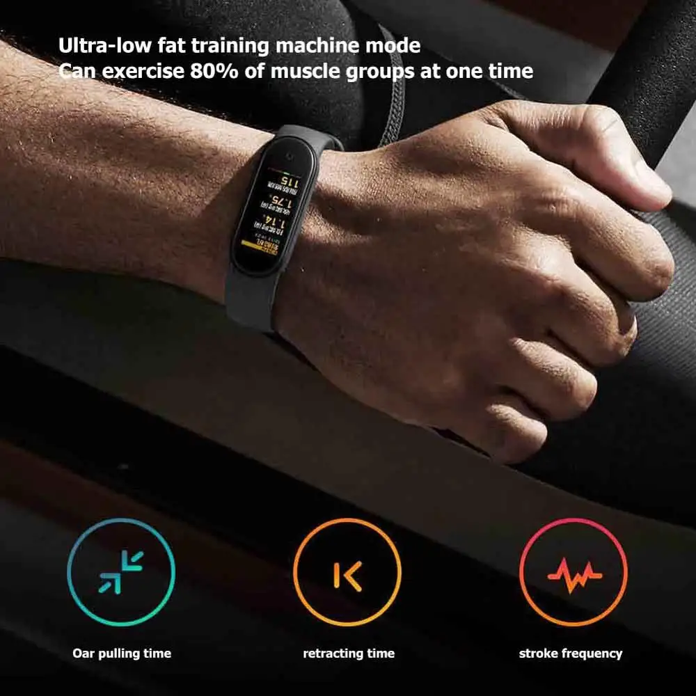 

Xiaomi Mi Band 5 Full touch screen Sport Fitness Sleep Heart Rate Detect GPS Smartwatch Smart home control