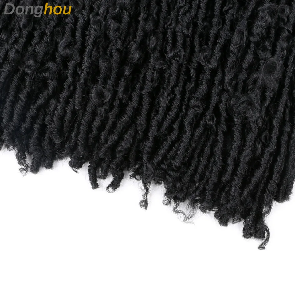 New Arrival Butterfly Locs Hair 24 Inch Pre Looped Distressed Crochet Soft Messy |