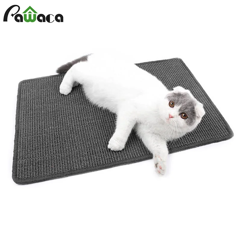 Sisal Felt Cat Scratching Mat Durable Scratcher Board for Cats Tower Climbing Tree Pad Cooling Litter Protect Furniture | Дом и сад
