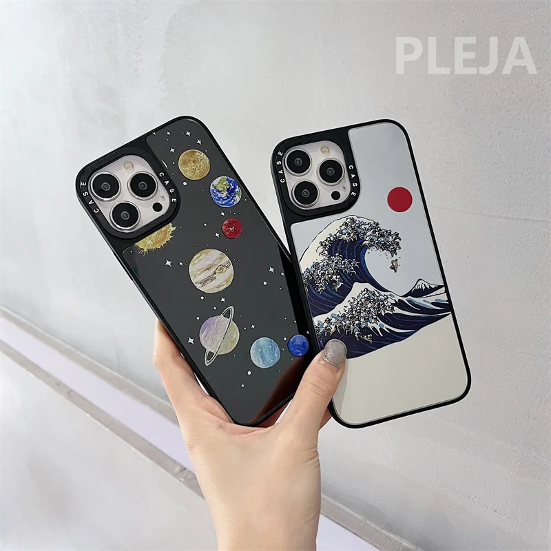 Модный чехол для телефона океанская волна планета iphone 13 12 11 Pro Max 7 8 plus X XR XS задняя