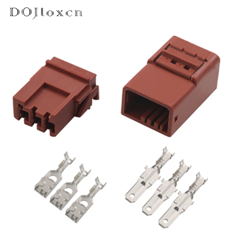 

2-20 Sets 3 Pin 4.8 MM AMP Car Electrical Male Female Connectors For VW BMW Audi Toyota NISSAN AND Other DJ7031-4.8-11/21