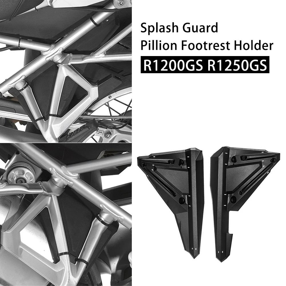 

Rear Wheel Mudsling Inner Fender Mudguard Extension Splash Guard pillion footrest holder For BMW R1200GS R1250GS LC Adventure