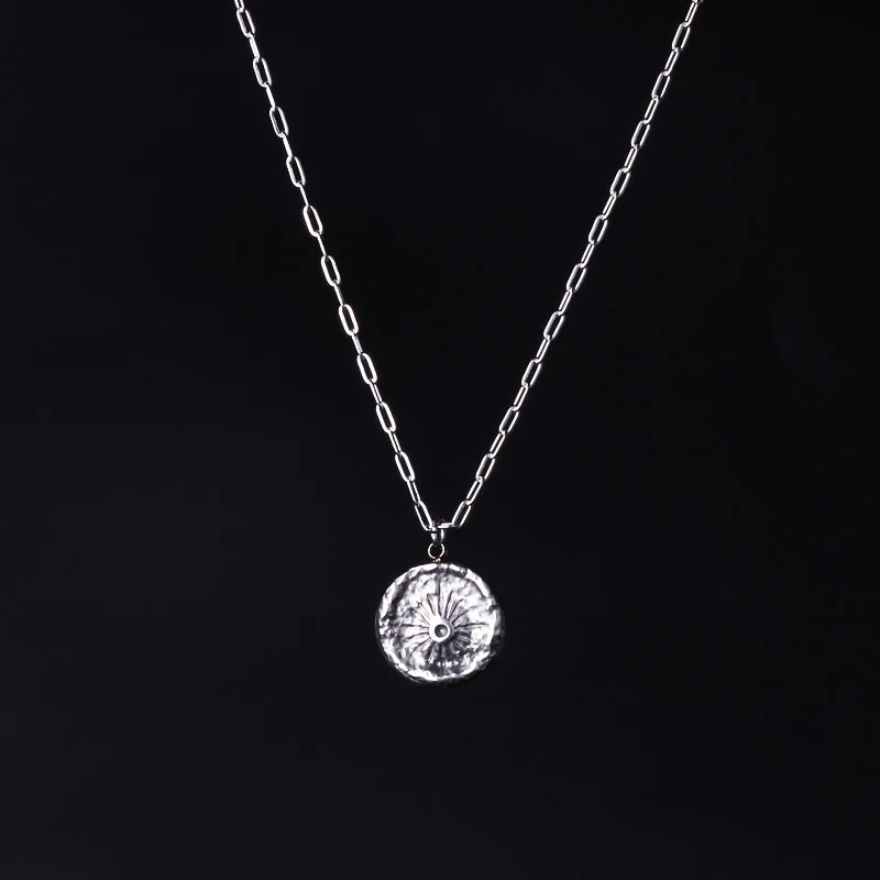 

Creative Design Irregular Shape Pendant Necklace For Women Girl Trendy Stainless Steel Jewelry New Metal Choker Holiday Gift