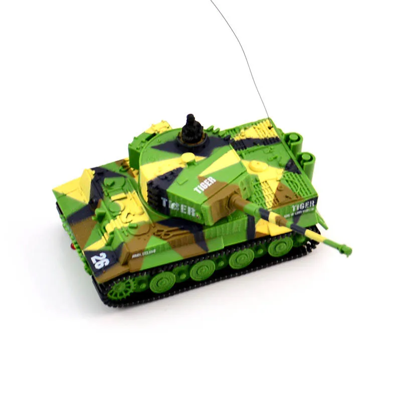 Радиоуправляемый мини-танк 1:72 немецкий тигровый боевой высокий пульт