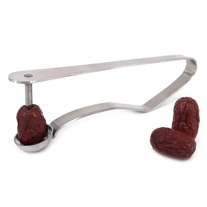 

Stainless Steel Trumpet Red Dates Core Pitting Device Cherries Core Remove Pit Tool Cherry Shelling Device Kitchen Gadgets
