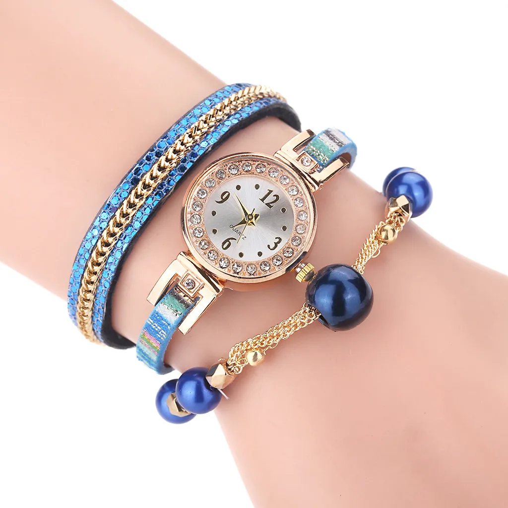 

Top Brand Women Watches Fashion Analog Quartz Rhinestone Pendant Bracelet Watch Ladies Dress Wristwatches Gifts reloj