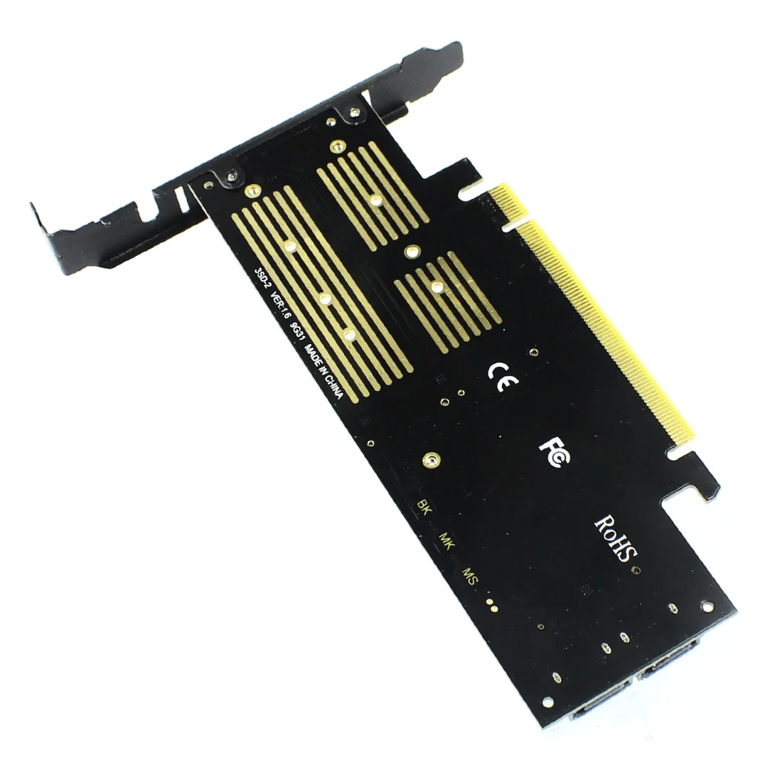 M.2 для NVMe SSD NGFF PCIE 3 0 X16 адаптер M ключ B Ключ mSATA PCI Express m2 AHCI 3in 1 переходная карта|Платы