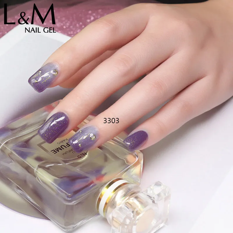 3 шт./лот голографический Блестящий песочный гель УФ светодиодный для ногтей