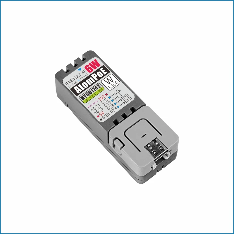 Официальный комплект M5Stack ATOM PoE с W5500 (HY601742E) плата расширения управления Ethernet TCP/IP |