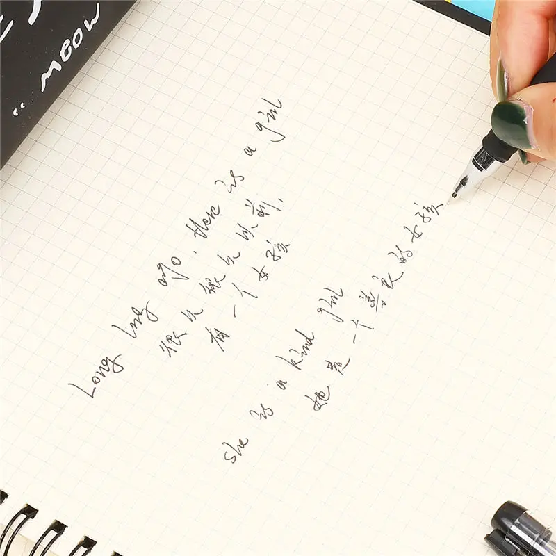 

20 Pcs/Lot Gel Pens With Pencil Case stationery korean Student Pen For School Cute kawaii Office supplies 040223