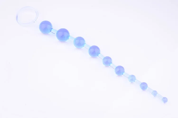 YUECHAO силиконовая Анальная игрушка цветная Желейная бусина Женская анальная