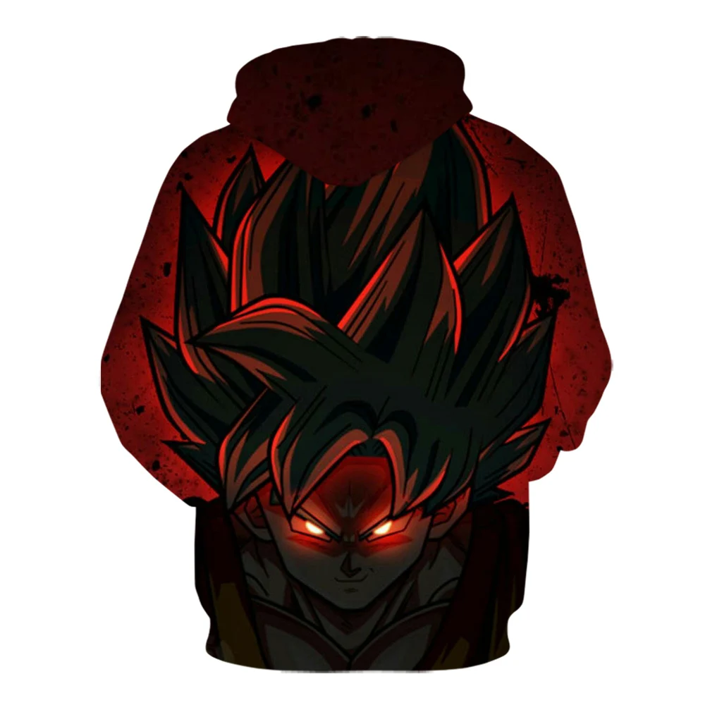 2019 Новинка толстовка с 3D рисунком dragon ball Z Мужская и женская спортивная одежда