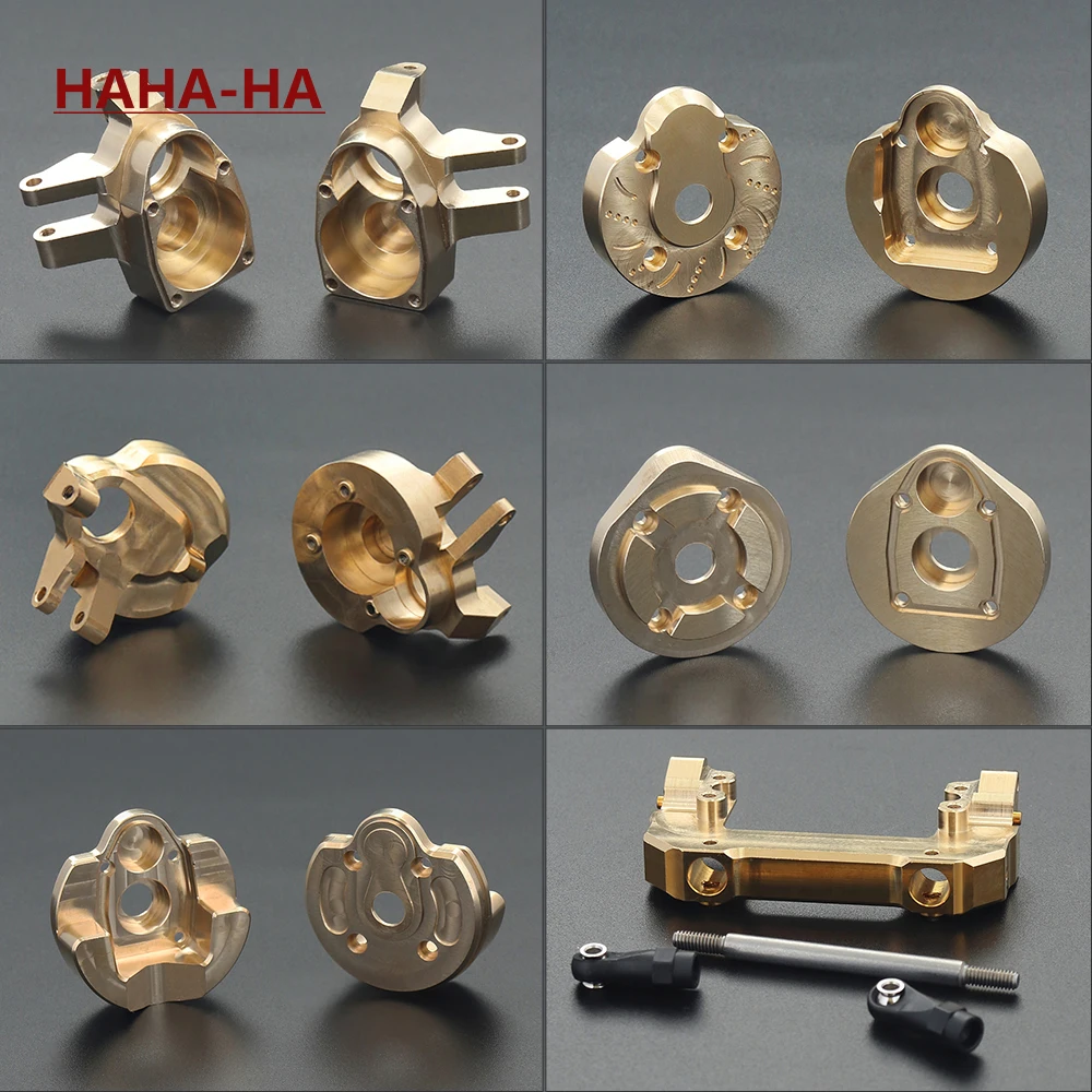 Латунный противовес рулевых кулаков крышки портала пластины бампер для 1/10 RC