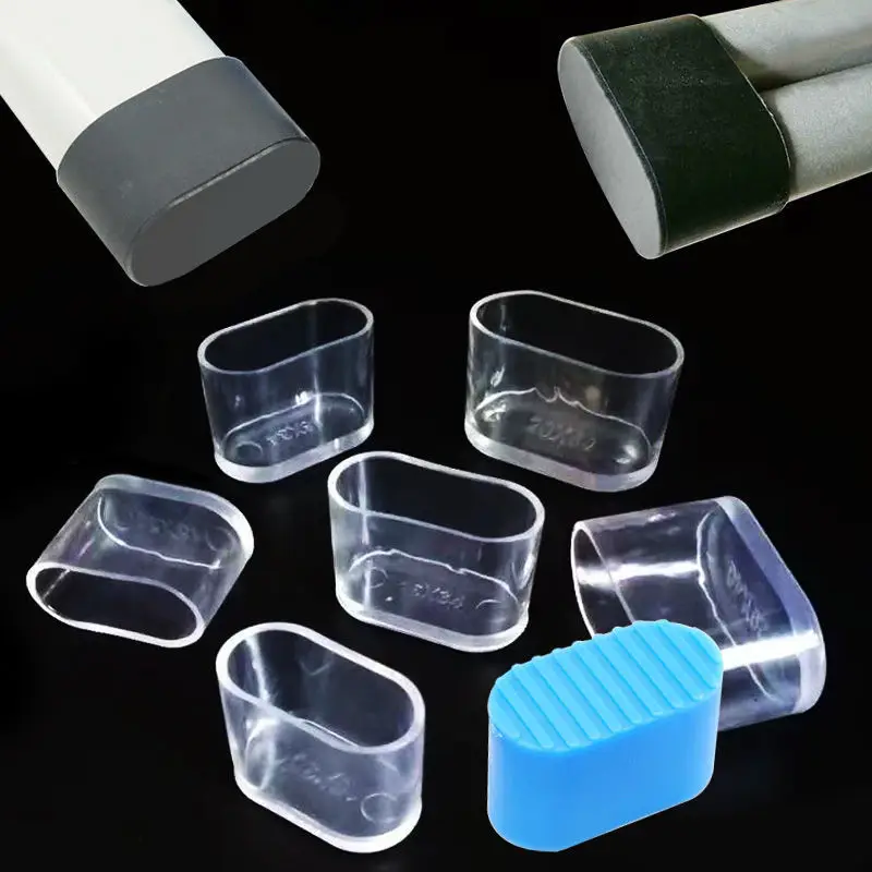 8 шт. овальные противоскользящие ножки стола носки силиконовые чехлы для стула