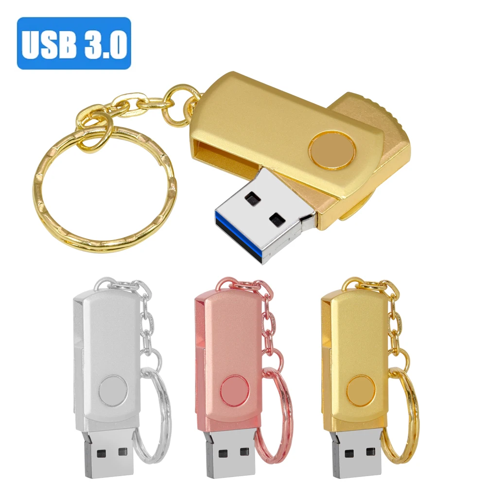 

colorful metal USB 3.0 flash drives pendrive 4GB 8GB 16GB 32GB 64GB rotatable memory stick thumb drive u disk pen drive gift
