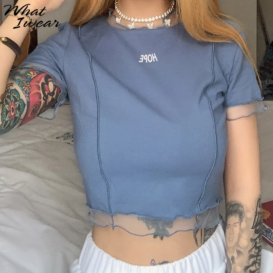 

Women Casual T-shirts Cotton Soft Fabric Lace up Short Sleeve Girl Shirt Summer Crop Top Female Short Basic Tees Harajuku