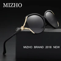 mizho drive quality sunglasses women brand designer polaroid uv protection original gafas de sol mujer diamond pattern colored