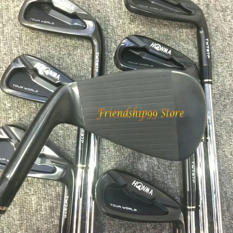 Новые клюшки для гольфа HONMA TW737P черный цвет клюшки для гольфа 3-11.SW Утюги клюшки графитовый Вал R/S/SR flex Гольф головной убор