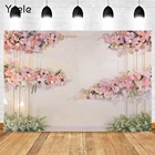 Виниловый фон для студийной фотосъемки Yeele, Виниловый фон для фотосъемки свадьбы, весны, цветов, дня рождения ребенка