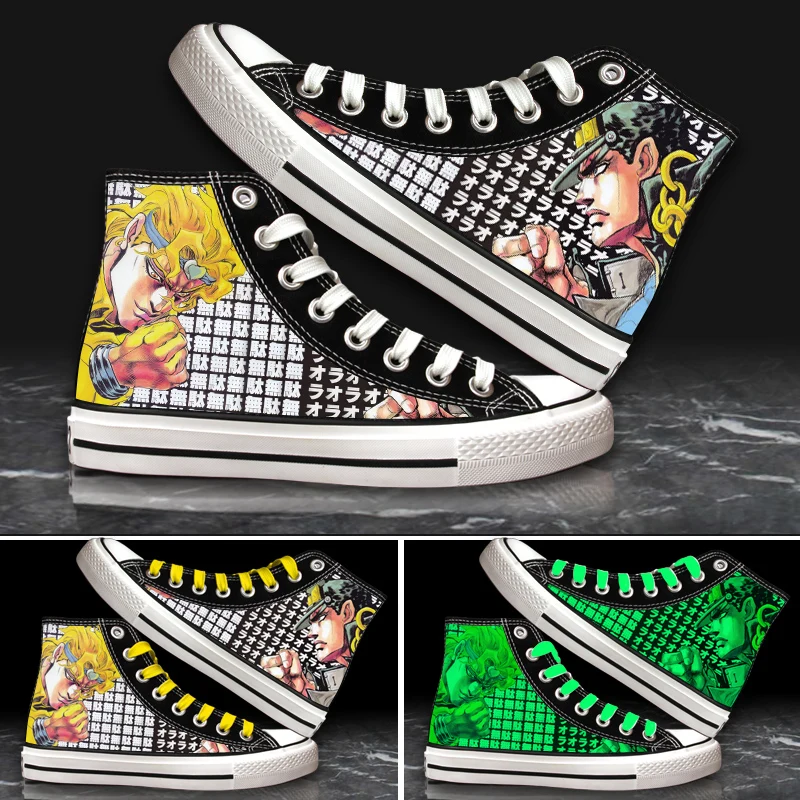 Аниме приключения Джоджо Золотой ветер Леоне abbacchio ночные светильники из канваса