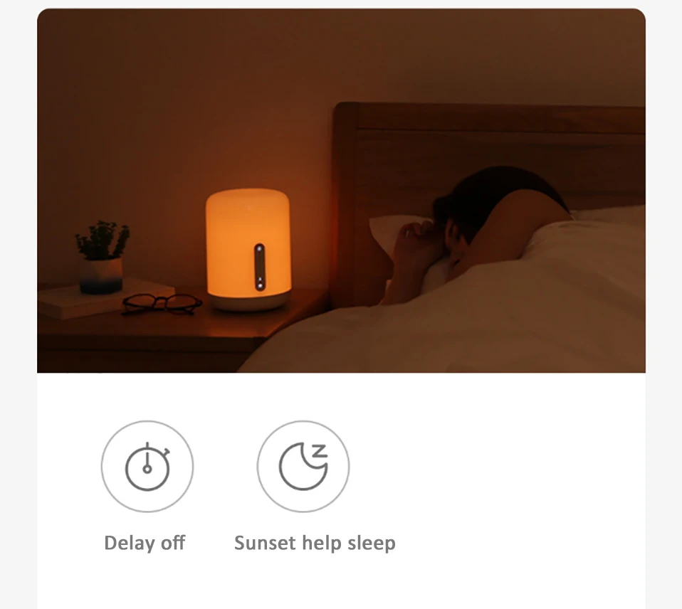 Xiaomi Mijia прикроватная лампа 2 умный стол светодиодный ночник Bluetooth WiFi сенсорная панель управления mihome приложение светодиодный светильник для Apple HomeKit Siri