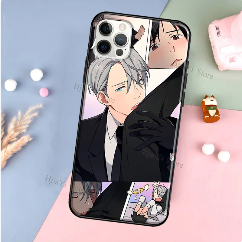 hot yuri on ice anime case for iphone 13 12 pro max 12 mini x xr xs max 11 pro max 7 8 plus se 2020 phone cover free global shipping