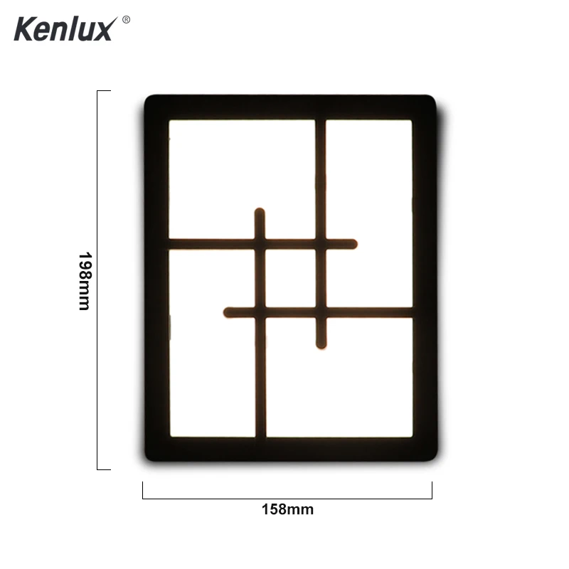 Светодиодный настенный светильник с радаром и датчиком движения