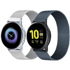 Ремешок магнитный для Samsung Galaxy watch 3 46 мм 45 мм Gear S3 Huawei GT 2 Frontier 20 мм 22 мм, браслет Active 2 40 мм 44 мм