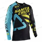 Футболка для горного велосипеда Santa Cruz Enduro MX Motocross BMX Racing Jersey DH с длинным рукавом велосипедная одежда футболка MTB FOX