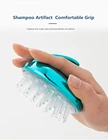1 шт., пластиковая силиконовая щетка для мытья волос