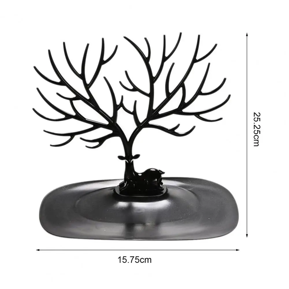 

80% HOT SALESJewelry Holder Deer Shape Convenient Plastic Creative Hook Jewelry Organizer for Necklaces
