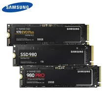 SAMSUNG SSD M.2 500GB 970 EVO Plus NVMe Internal Solid State Drive 980 PRO 1TB Hard Disk 980 nvme 250GB HDD for Laptop Computer