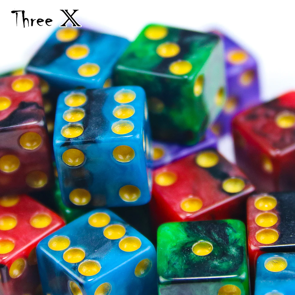 

Math Dice Standard D6 Junior Game for Boys Girls Teachers Favorite Toy 6PCS