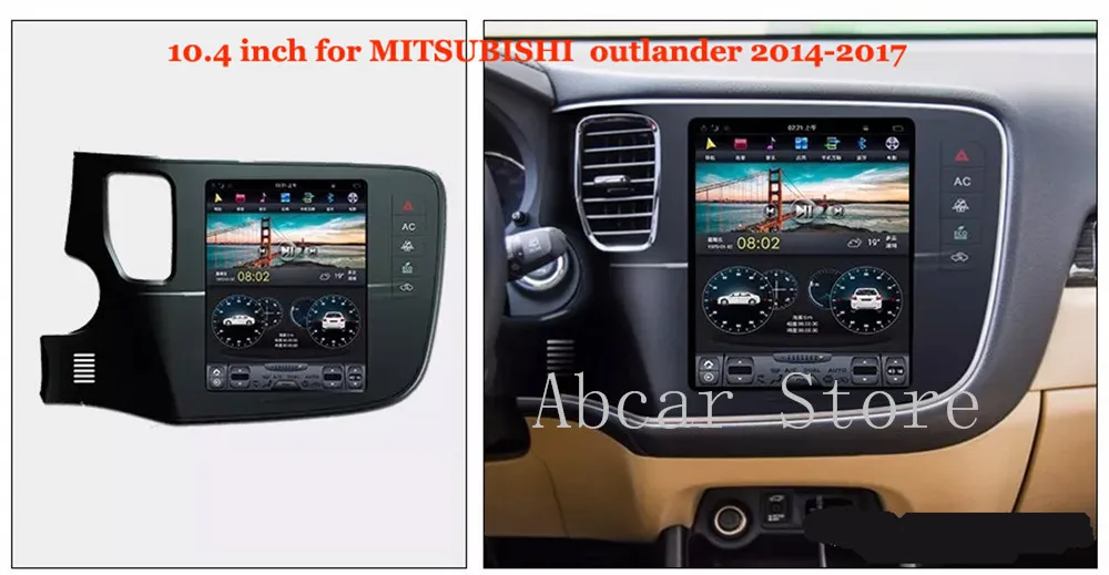 10 4 ''Tesla style Android 9 0 автомобильный dvd плеер GPS навигация для Mitsubishi Outlander Lancer 2014 2017