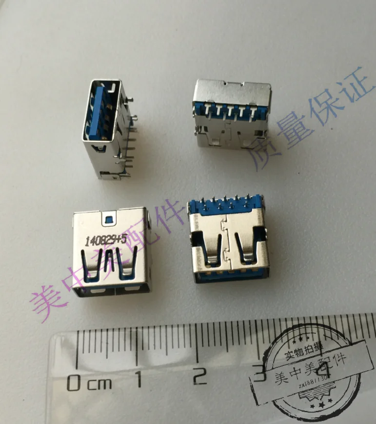 Оригинальный фирменный новый разъем USB 3 0 для ноутбука гнездовой квадратный порт