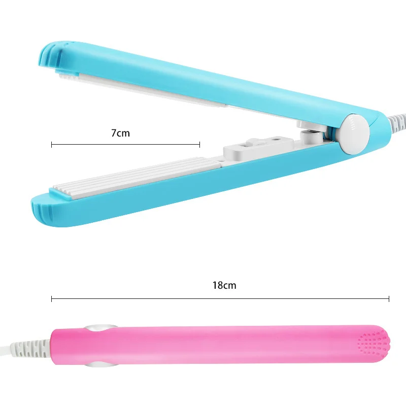 Розовые керамические мини-бигуди инструменты для укладки волос с гофрированным