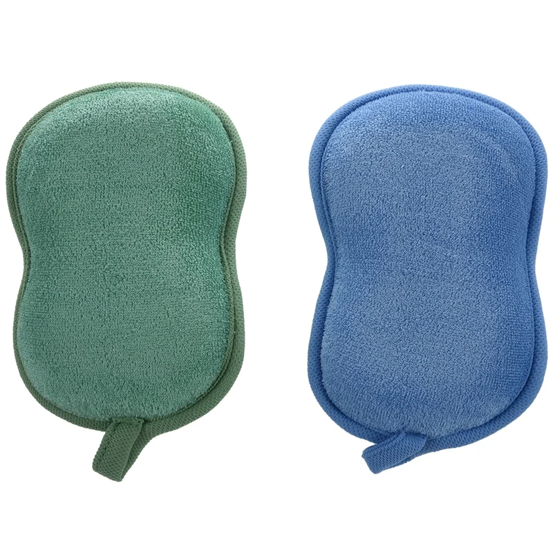 BabaMate натуральный бамбук детские мочалка-2 шт. в упаковке-очень мягкий и