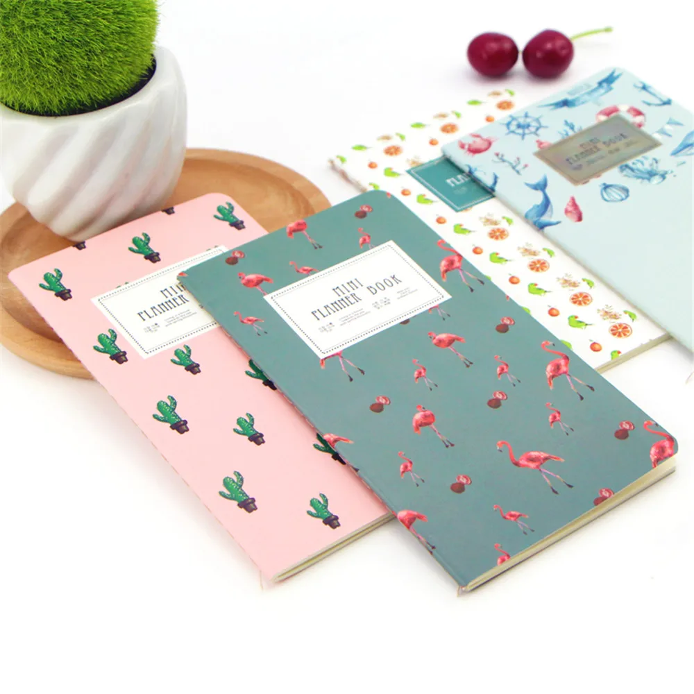 Новые офисные ноутбуки кактус Фламинго Черри планировщик тетрадь список журнал
