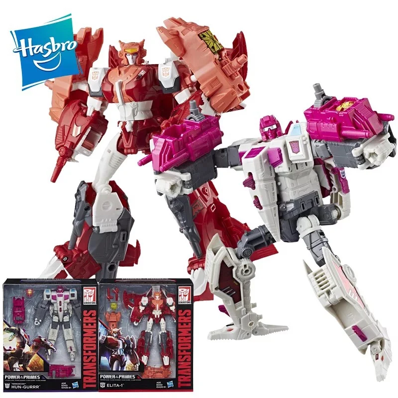 

Hasbro Transformation Robot Toys Leader War V Elita Hun Gurrr Robot Action Figure Toys Plastic Anime Robot Car Toys Kids Gift