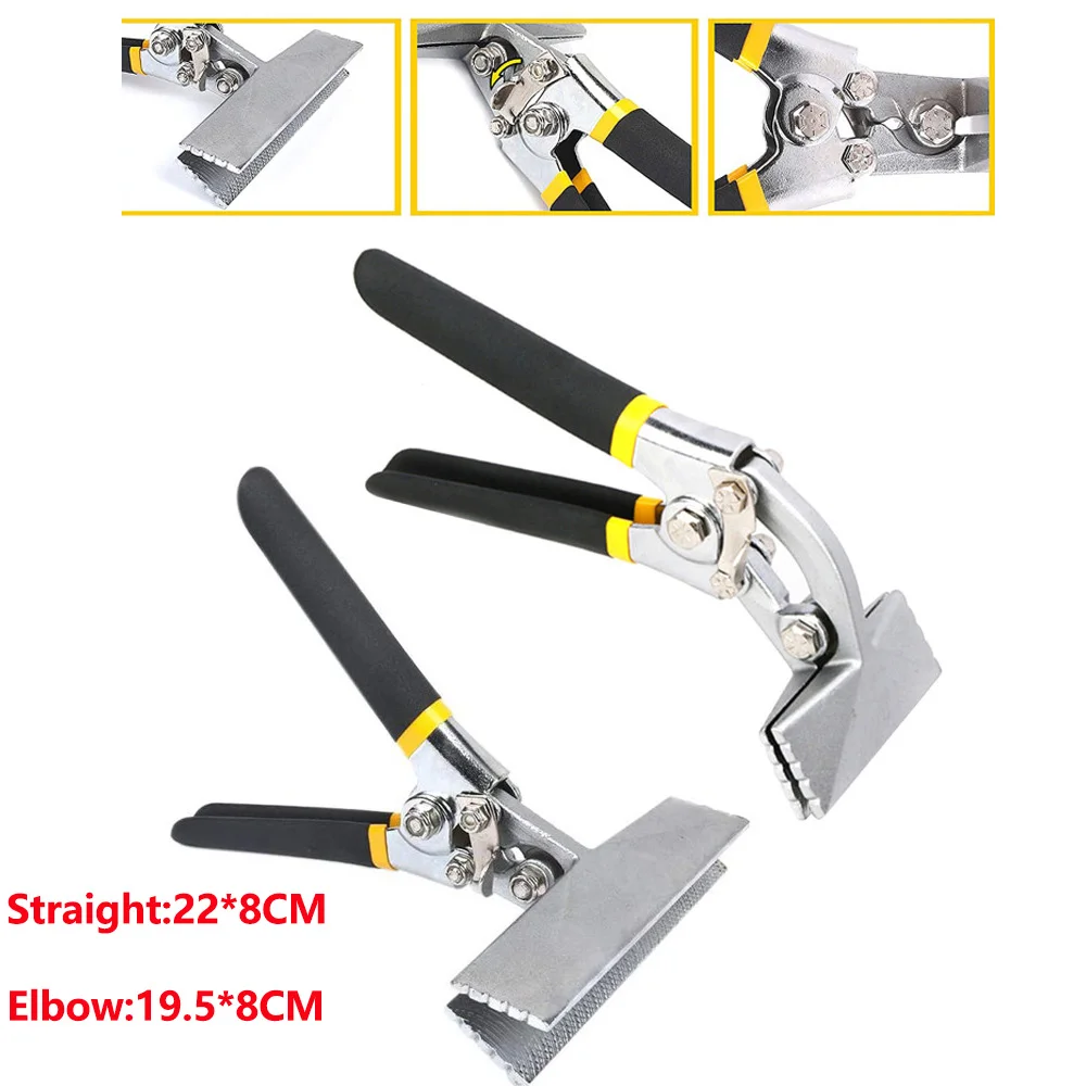 

Плоскогубцы для гибки, набор инструментов для обжима листового металла, с широкой губкой, прямой 75 мм, колено 75 мм, ручные инструменты из лег...