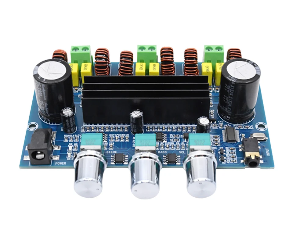 AIYIMA Bluetooth 5,0 TPA3116D2 цифровой усилитель мощности аудио Плата 50Wx2+ 100 Вт 2,1 усилитель звука сабвуфер AUX мини-усилитель