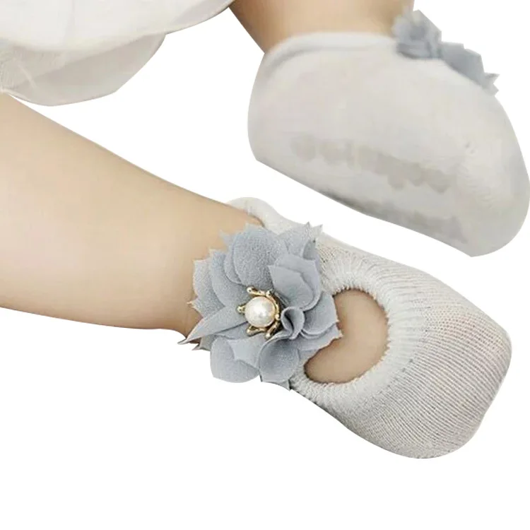 Lote de 3 pares de calcetines de beb&eacute; con lazo, para primavera y oto&ntilde;o, sin hueso-0