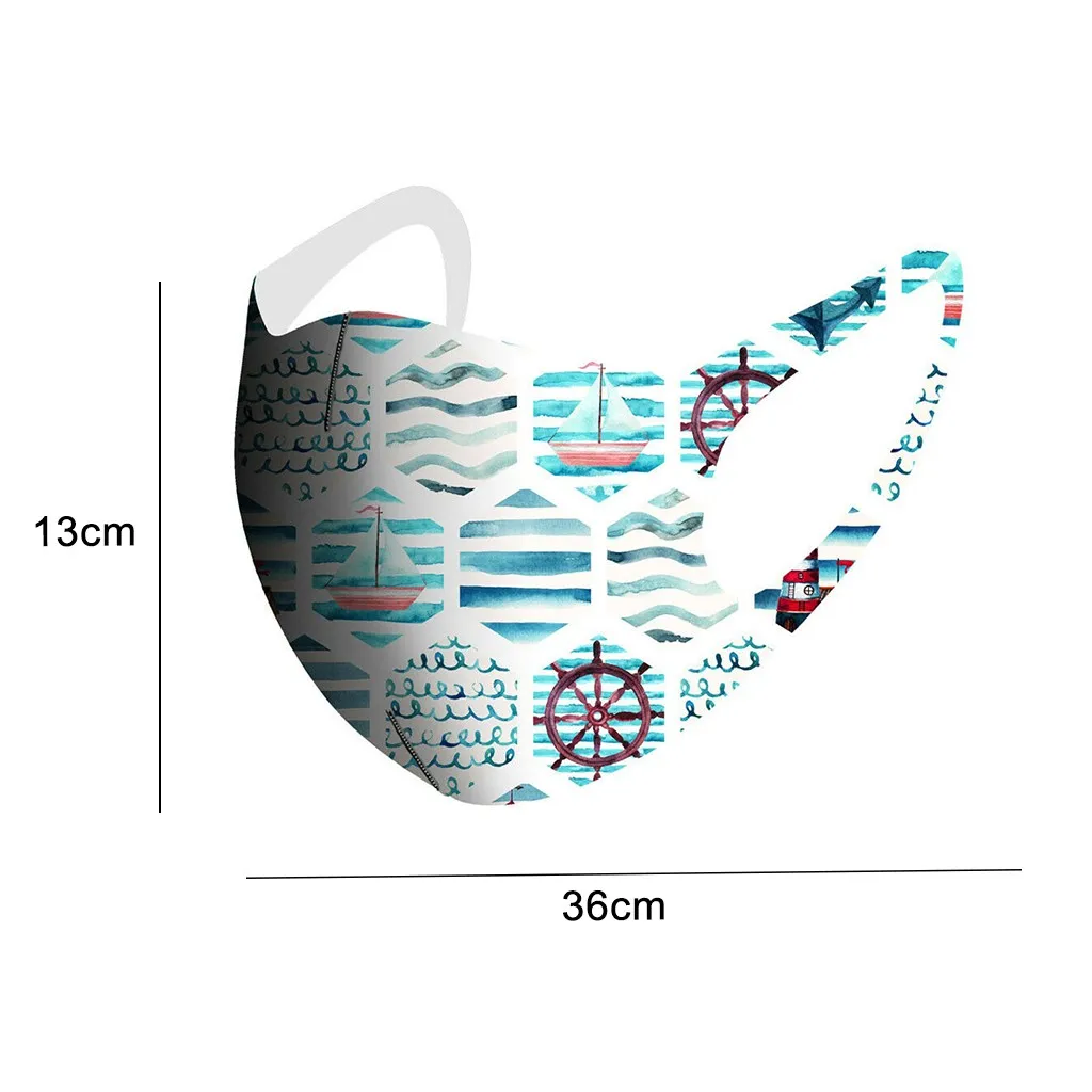 

Reusable Colorful Fabric Face Turban Stylish Fashionable Neutral Washable Mask Anti-dust Mascarillas de Proteccion Mouth Mask