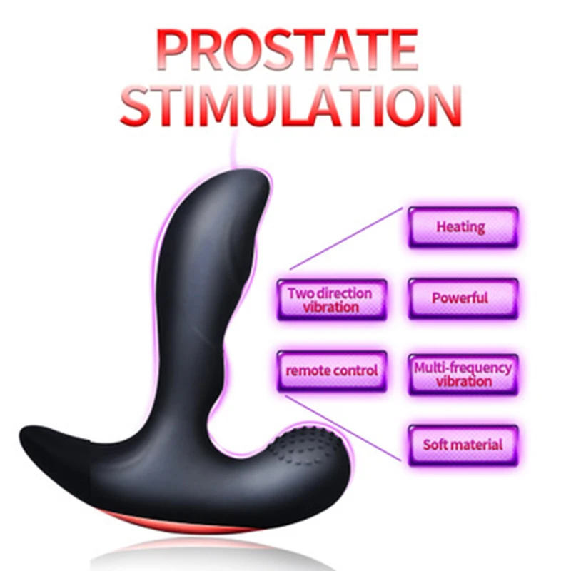 Силиконовый массажер простаты Анальная пробка открытый расширитель Мужской