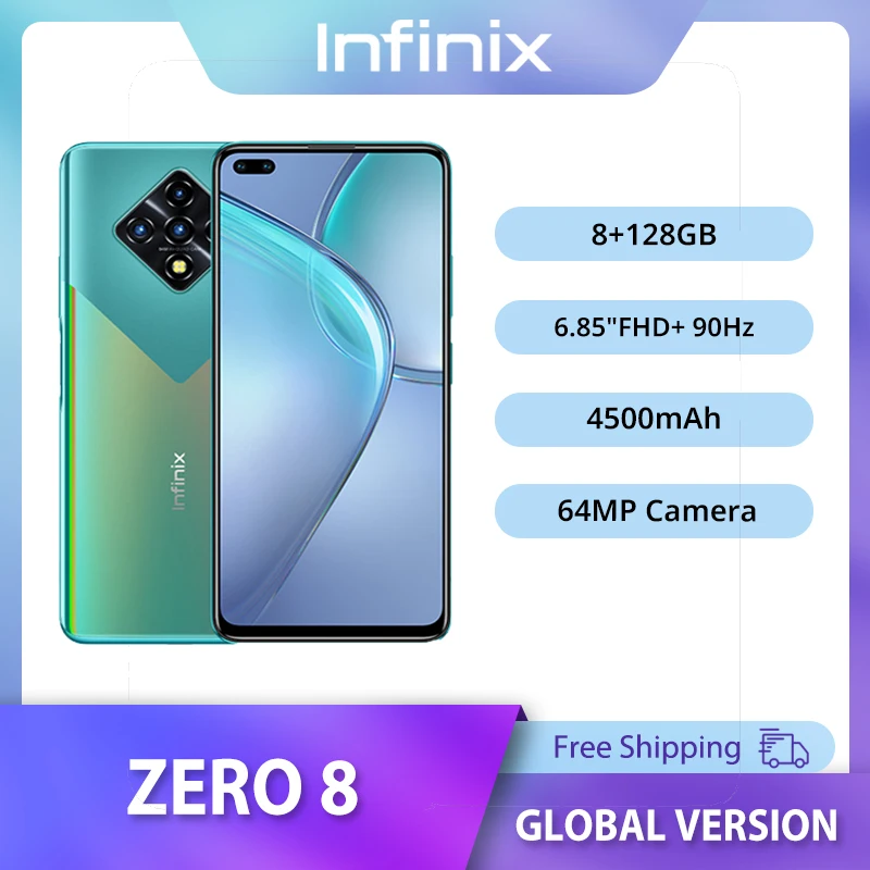 Смартфоны На Андроид Не Дорогие Infinix Zero 8 Глобальная Версия 8/ 128 Гб Оперативной