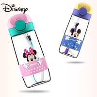 disney childrens cups student household 360ml baby portable cup with straw summer cute water bottle for girls kawaii