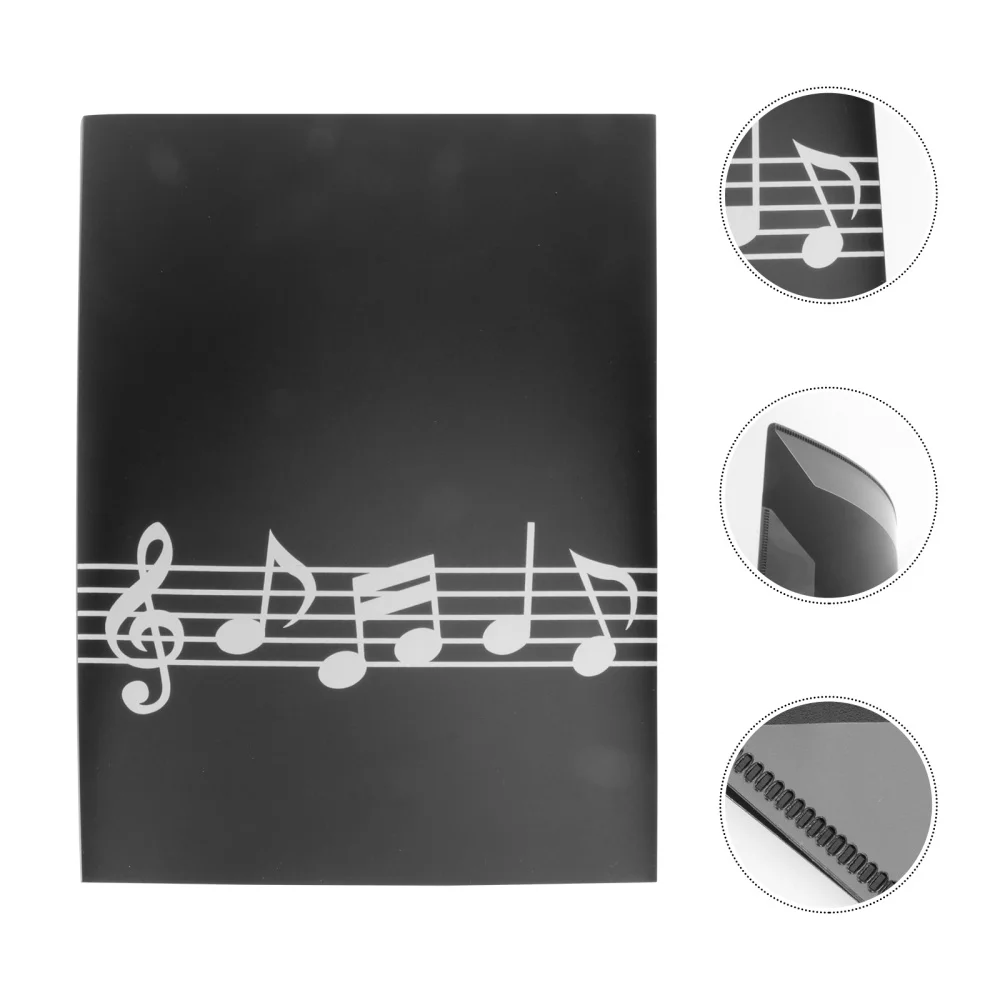 

Spiral-Bound Binder Paper Storage Folder Piano Score Folder