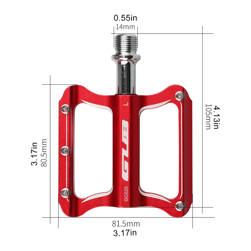 

Gub Gc020-Du Bicycle Aluminum Alloy Pedal Folding Bike Mountain Bicycle Ultralight Pedal Bike Multi-color Pedal Accessories