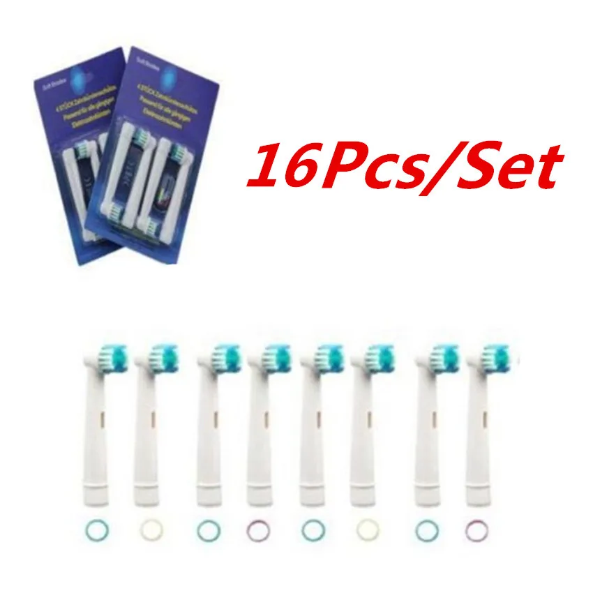 ; 12 или 16 или 20 или 40 шт./компл. совместимый сменные насадки для зубной щетки костюм для гигиены полости рта B SB-17A - Цвет: 16 Pcs
