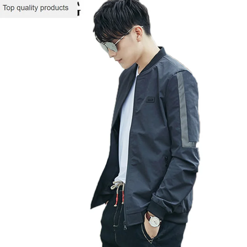 2020 Summer Autumn Casual New Fashion Slim Bomber Jacket Men Overcoat Baseball Patchwork Jackets Tops Plus Size M-6XL LX197